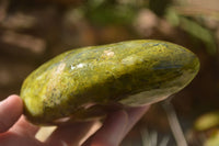 Polished Green Opal Standing Free Forms  x 4 From Madagascar - TopRock