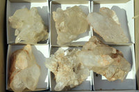 Natural Zambian Quartz Clusters x 6 From Serenje, Zambia - TopRock