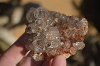 Natural Clear Hematoid Quartz With Goethite Inclusions x 13 From Zambia