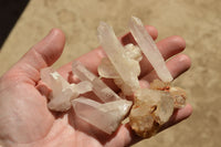 Natural Small Mixed Quartz Clusters  x 5 From Madagascar - TopRock