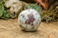 Polished Pink Rubellite Tourmaline Spheres (With Hints Of Blue Lithium)  x 4 From Madagascar - TopRock