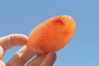 Polished Small Carnelian Palm Stones / Gallets - sold per kg - From Madagascar - TopRock