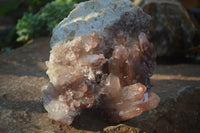 Natural Red Hematoid Quartz Specimens  x 2 From Karoi, Zimbabwe - Toprock Gemstones and Minerals 