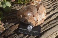 Natural Smokey Phantom Quartz Clusters x 2 From Luena, Congo