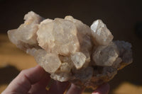 Natural Cascading Smokey Quartz Clusters x 2 From Luena, Congo