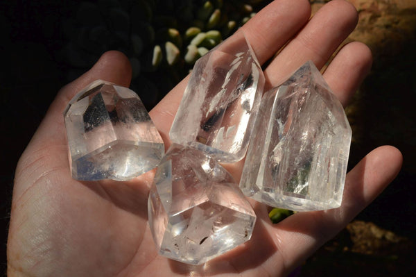 Polished Clear Quartz Crystal Points x 24 From Madagascar - TopRock