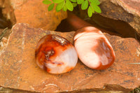 Polished Small Carnelian Palm Stones / Gallets - sold per kg - From Madagascar - TopRock