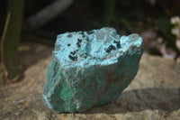 Natural Drusy Coated Chrysocolla Dolomite Specimens x 3 From Laputa Mine, Congo