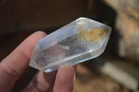 Polished Rare Inclusion Quartz Points x 12 From Madagascar