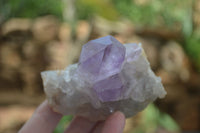 Natural Jacaranda Amethyst Clusters  x 3 From Mumbwa, Zambia - Toprock Gemstones and Minerals 