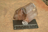 Polished Gorgeous Smokey Window Quartz Crystals  x 3 From Madagascar - TopRock