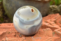 Polished Agate Spheres With Stunning Ring Patterns x 2 From Madagascar - TopRock