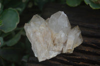 Natural Cascading White Phantom Quartz Clusters  x 6 From Luena, Congo - Toprock Gemstones and Minerals 