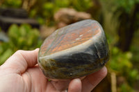 Polished  Labradorite Standing Free Forms With Purple & Gold Flash  x 2 From Tulear, Madagascar - TopRock