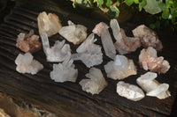 Natural Small Quartz Clusters  x 24 From Madagascar