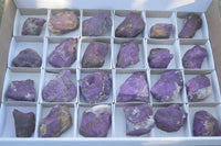 Natural Metallic Purpurite Cobbed Specimens  x 24 From Erongo, Namibia - Toprock Gemstones and Minerals 