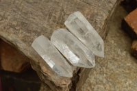 Polished Small Semi Optic Quartz Points x 35 From Madagascar - TopRock