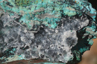 Natural Drusy Coated Chrysocolla Dolomite Specimens x 3 From Laputa Mine, Congo