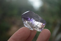 Natural Smokey Amethyst Window Quartz Crystals  x 12 From Chiredzi, Zimbabwe - Toprock Gemstones and Minerals 