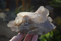 Natural Red Hematoid Quartz Clusters x 3 From Karoi, Zimbabwe