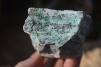 Natural Drusy Coated Chrysocolla & Malachite Dolomite Specimens x 6 From Congo