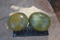 Polished Large Green Opal Palm Stones  x 12 From Madagascar - Toprock Gemstones and Minerals 