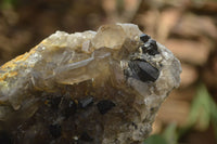 Natural Schorl Black Tourmaline & Smokey Quartz Specimens x 2 From Erongo Mountains, Namibia - TopRock