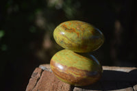 Polished Large Green Opal Palm Stones  x 12 From Madagascar - Toprock Gemstones and Minerals 