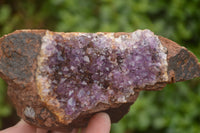 Natural Amethyst Crystal Centred Geodes  x 4 From Zululand, South Africa - TopRock