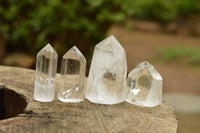 Polished Clear Quartz Crystal Points x 24 From Madagascar - TopRock