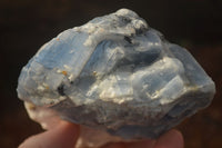 Natural Sky Blue Calcite Specimens With Hematite Spots  x 4 From Spitzkop, Namibia - Toprock Gemstones and Minerals 