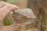 Polished Gorgeous Smokey Window Quartz Crystals  x 3 From Madagascar - TopRock