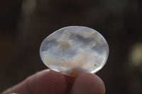 Polished Mini Ocean  Flower Agate Palm Stones  x 140 From Madagascar