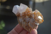 Natural Spirit Amethyst Cactus Quartz Clusters x 12 From Boekenhouthoek, South Africa