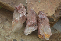 Natural Red Hematoid Quartz Specimens x 12 From Karoi, Zimbabwe - TopRock