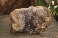 Natural Amethyst Crystal Centred Geodes  x 4 From Zululand, South Africa - TopRock