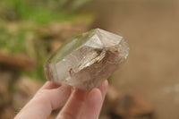 Polished Gorgeous Smokey Window Quartz Crystals  x 3 From Madagascar - TopRock