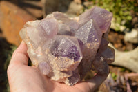 Natural Jacaranda Amethyst Clusters x 2 From Mumbwa, Zambia - TopRock