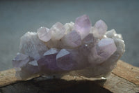 Natural Jacaranda Amethyst Clusters  x 2 From Zambia - Toprock Gemstones and Minerals 