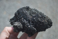 Natural Schorl Black Tourmaline & Smokey Quartz Specimens x 2 From Erongo Mountains, Namibia - TopRock