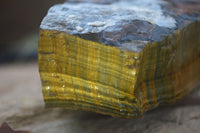 Natural Golden Blue Tigers Eye Specimens  x 2 From Prieska, South Africa - TopRock