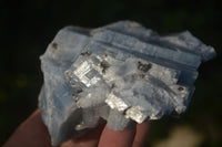 Natural Sky Blue Calcite Specimens With Hematite Spots  x 4 From Spitzkop, Namibia - Toprock Gemstones and Minerals 