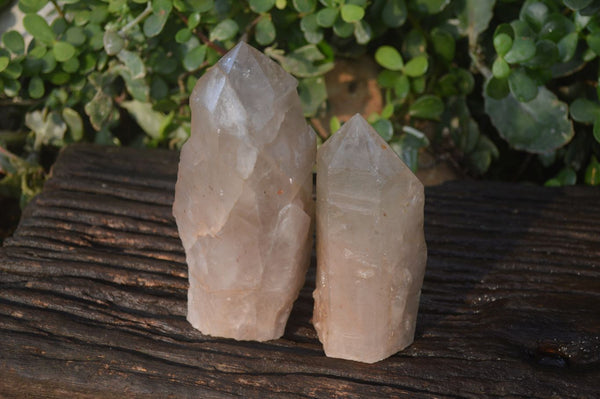 Natural Arcadian Quartz Crystals x 2 From Angola