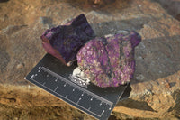 Natural Metallic Purpurite Cobbed Specimens  x 24 From Erongo, Namibia - Toprock Gemstones and Minerals 