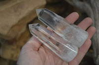 Polished Clear Quartz Crystal Points  x 8 From Madagascar