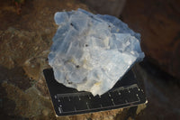 Natural Sky Blue Calcite Specimens With Hematite Spots  x 4 From Spitzkop, Namibia - Toprock Gemstones and Minerals 