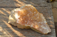 Natural Golden Limonite Quartz Clusters  x 3 From Mwinilunga, Zambia - TopRock