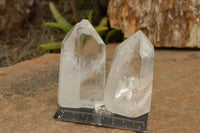 Polished Clear Quartz Crystal Points x 6 From Madagascar - TopRock