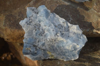 Natural Sky Blue Calcite Specimens With Hematite Spots  x 4 From Spitzkop, Namibia - Toprock Gemstones and Minerals 