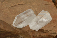 Polished Clear Quartz Crystal Points x 6 From Madagascar - TopRock